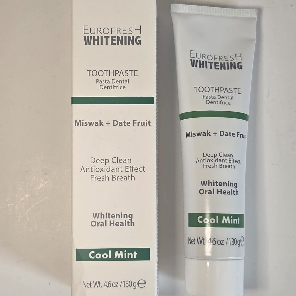 Eurofresh Whitening Miswak & Date Fruit Toothpaste